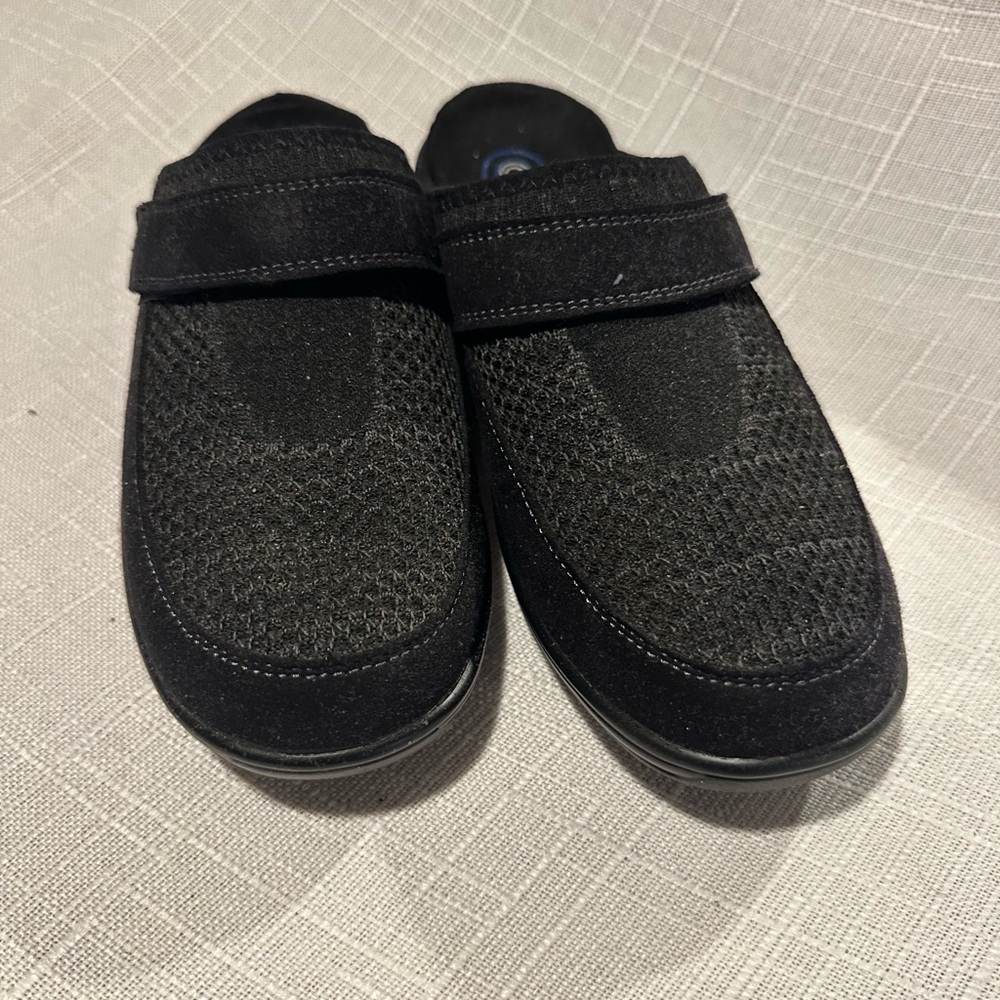 Black Slip-On Shoes